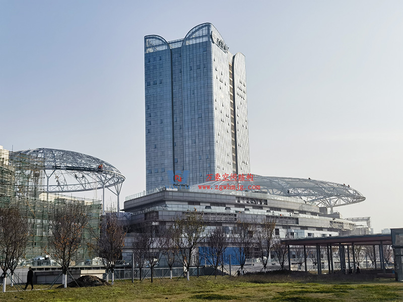 明宇廣場(chǎng)6號(hào)地塊商業(yè)（萬達(dá)廣場(chǎng)）改造項(xiàng)目鋼膜結(jié)構(gòu)ETFE蓋頂天幕工程