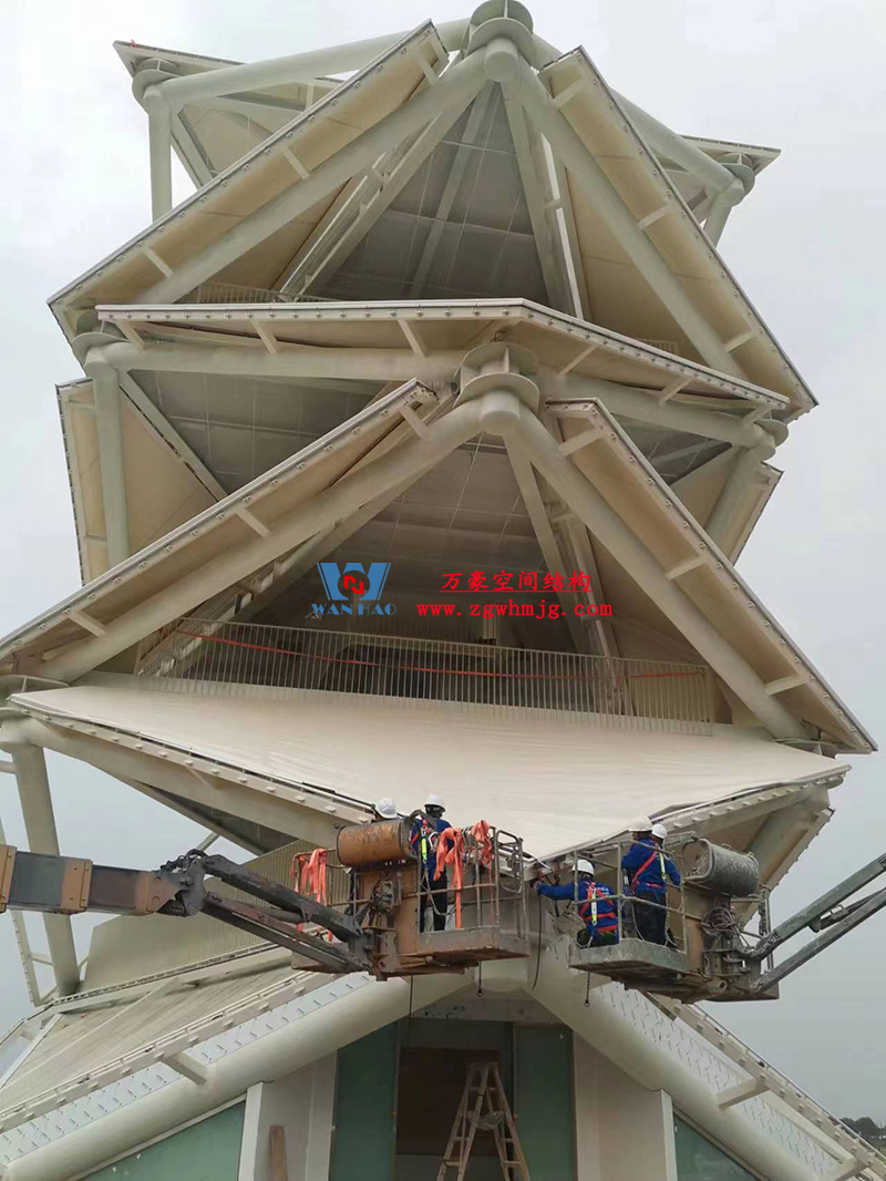 萬豪2023第8標-數智農業產業園先行啟動區塊項目設計施工總承包-瞭望塔膜結構工程