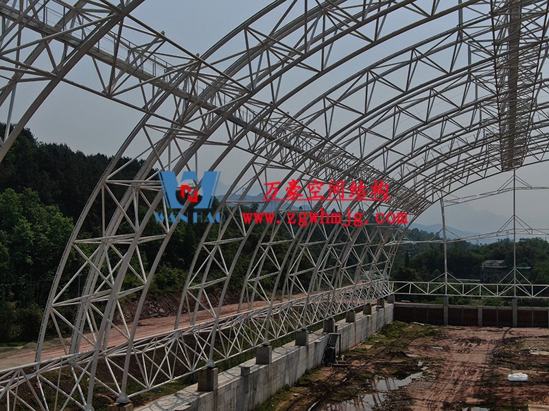 四川高興煤炭儲備基地異型鋼結構