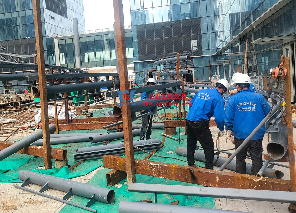 博多森谷項目中庭鋼膜結構工程