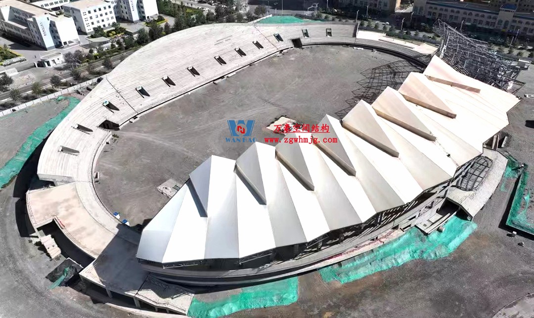 張掖奧體中心建設項目（EPC）總承包體育場PTFE膜結構專業分包工程