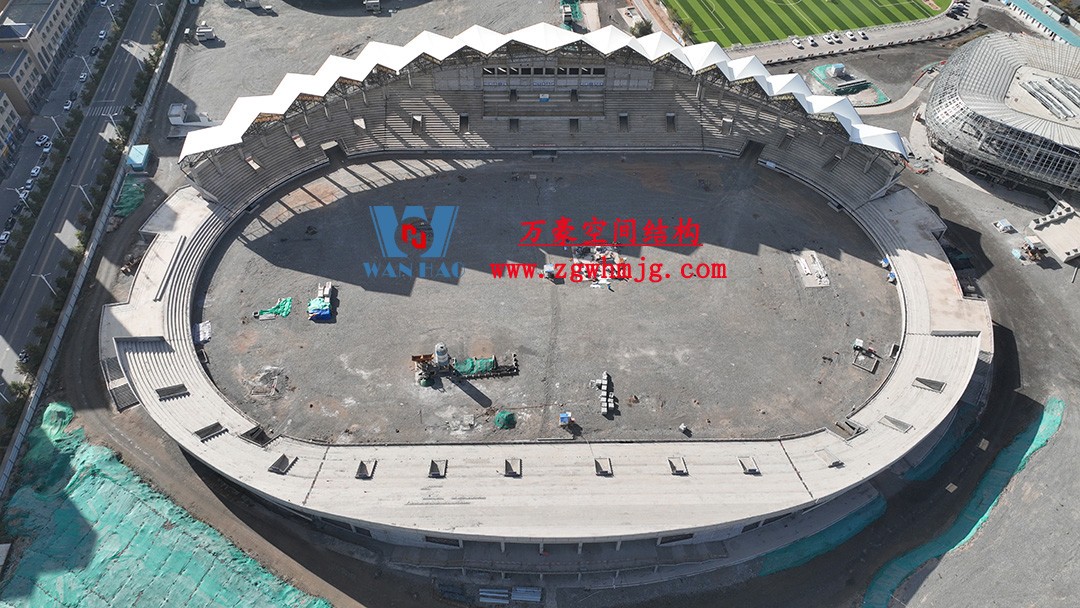 張掖奧體中心建設項目（EPC）總承包體育場PTFE膜結構專業分包工程