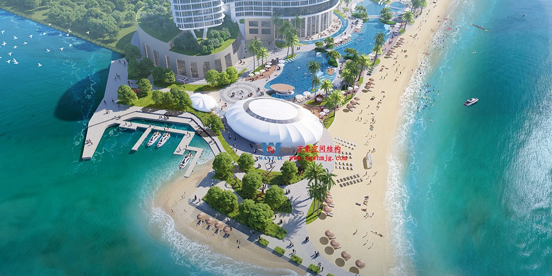 恭喜中標-京基大梅沙酒店多功能活動廳鋼膜結(jié)構(gòu)工程