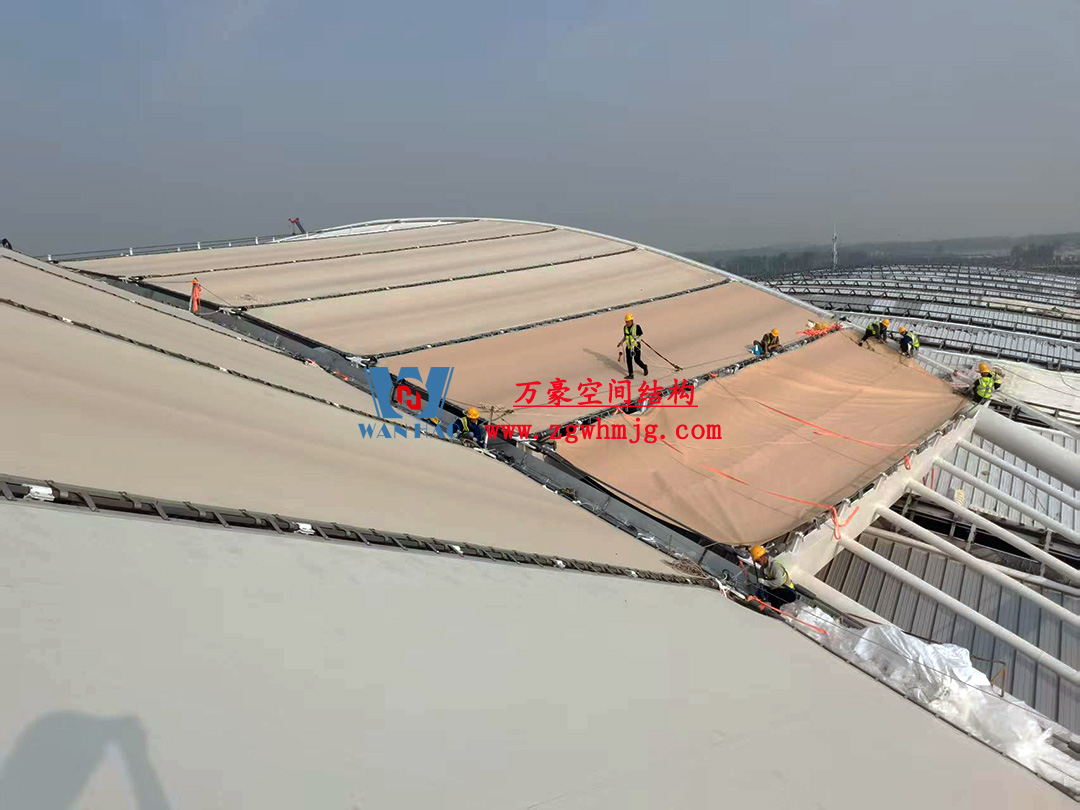 鄭州中原高鐵港數(shù)字展貿(mào)城ETFE膜結(jié)構(gòu) PTFE膜結(jié)構(gòu)項目 鄭州中原高鐵港數(shù)字展貿(mào)城ETFE膜結(jié)構(gòu) PTFE膜結(jié)構(gòu)項目