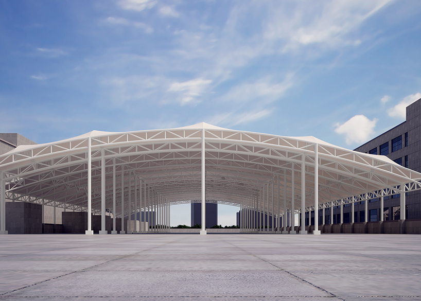 浙江真愛(ài)毯業(yè)科技有限公司廠房三屋面PTFE膜結(jié)構(gòu)項(xiàng)目