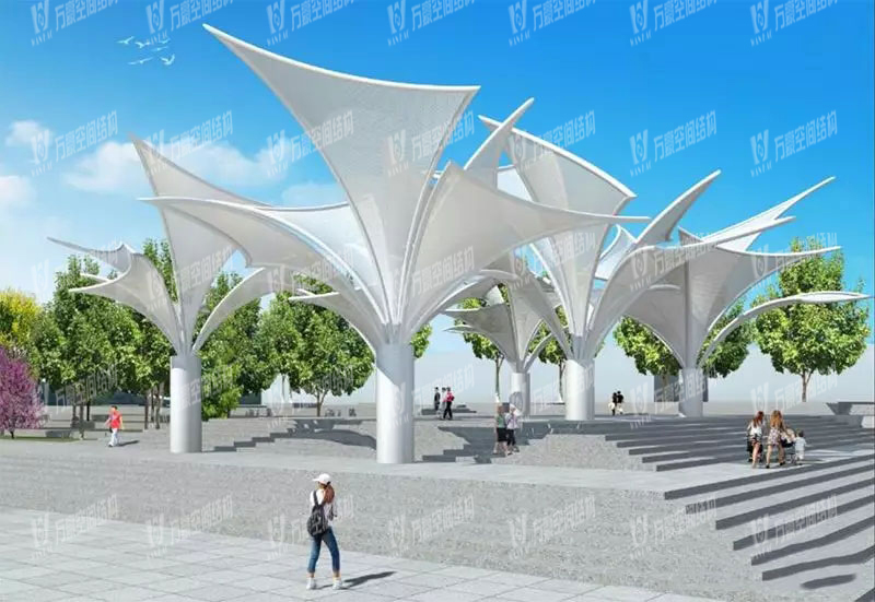 東莞市東江西岸PTFE網格覆膜結構